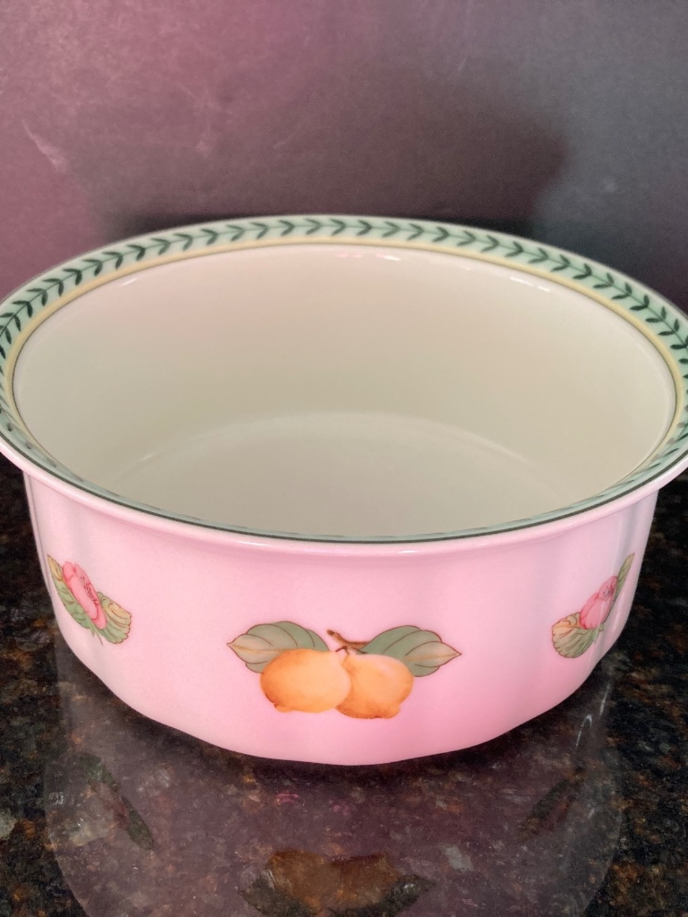 Villeroy & Boch French Garden Fleurence 8 1/2" Souffle Dish/Discontinued Pc./NWT